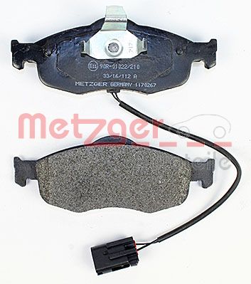 METZGER 1170267 Bremsbelagsatz, Scheibenbremse